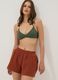 Brown pure cotton shorts_0