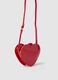 Red heart-shaped bag for girls_1