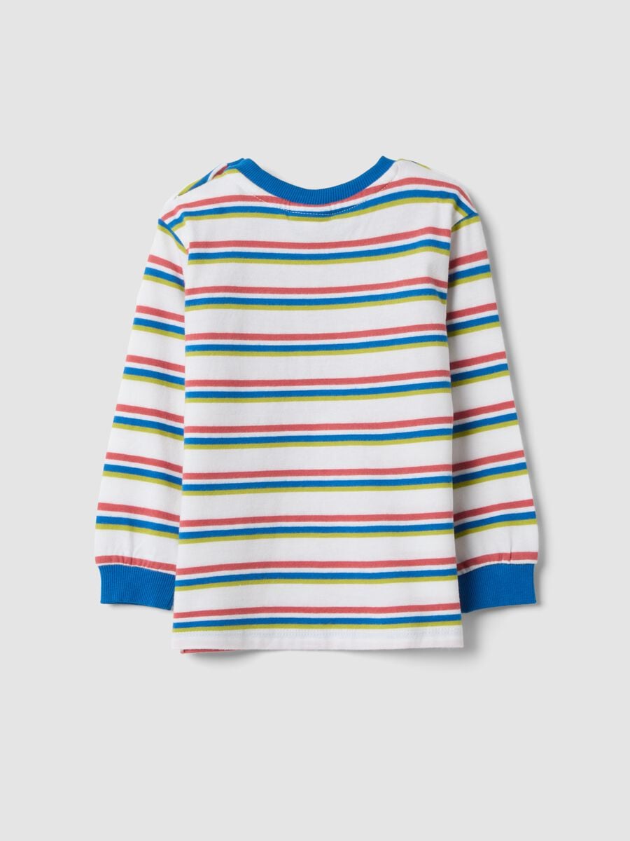 White crew-neck T-shirt in pure organic cotton_1