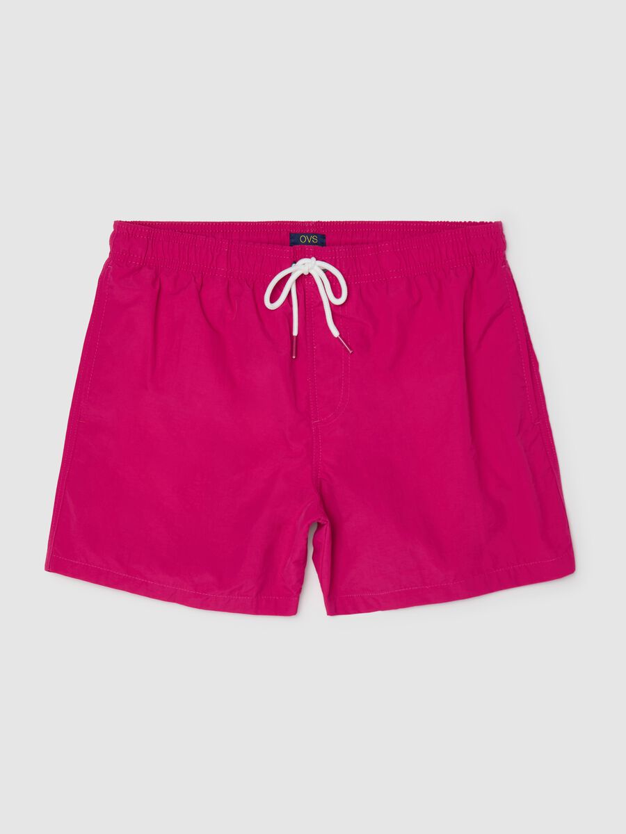 Men's short fuchsia boxer with drawstring OVS_4
