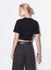 Black relaxed-fit pure cotton T-shirt with embroidered slogan_2