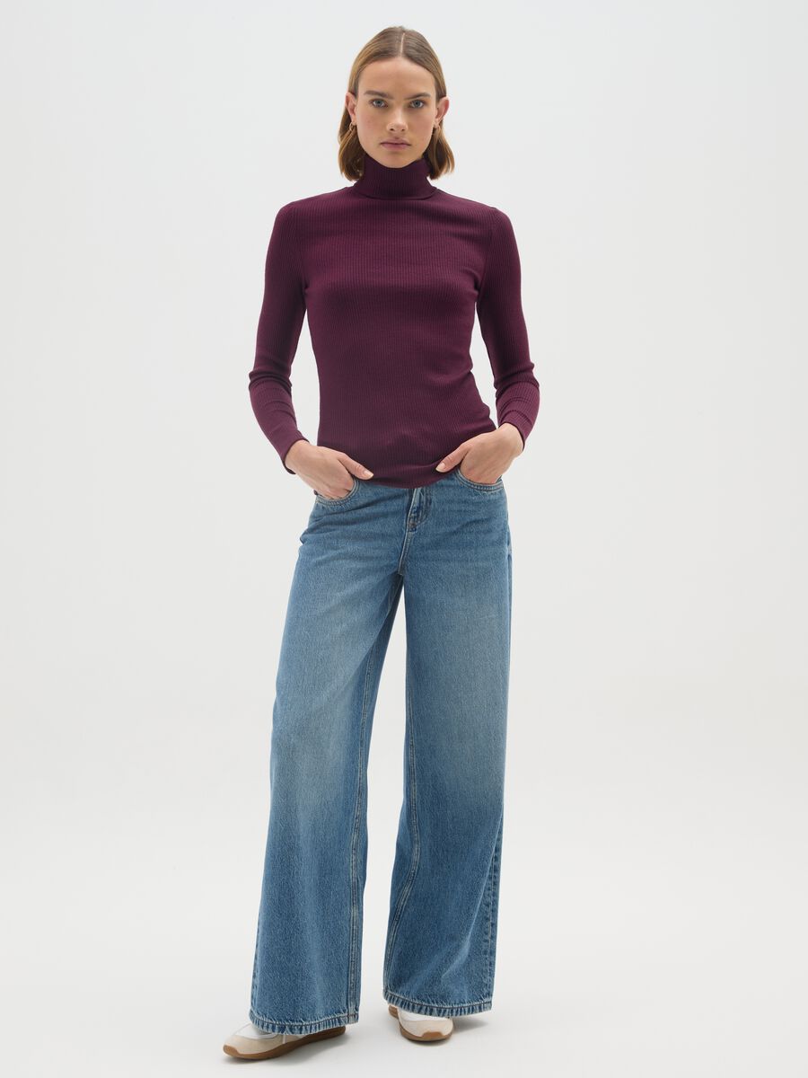 Purple Regular Fit Shirt_1