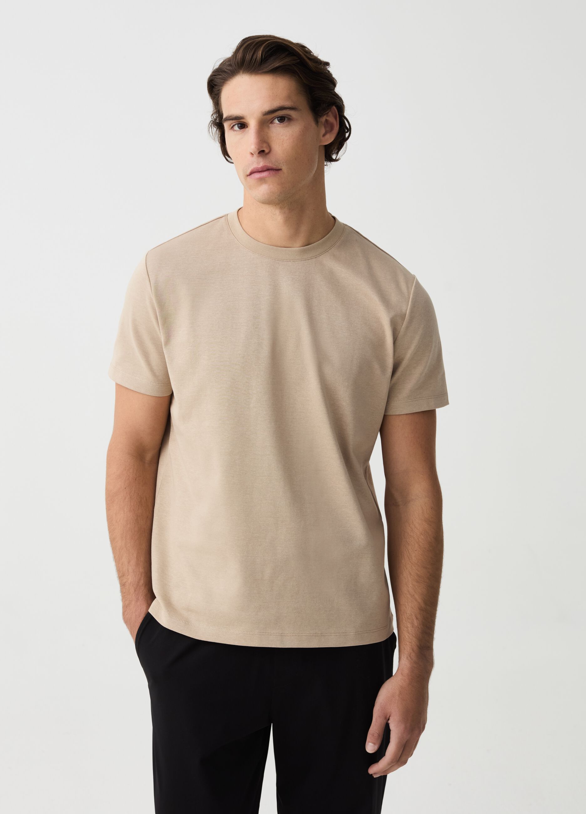 T-shirt girocollo regular fit