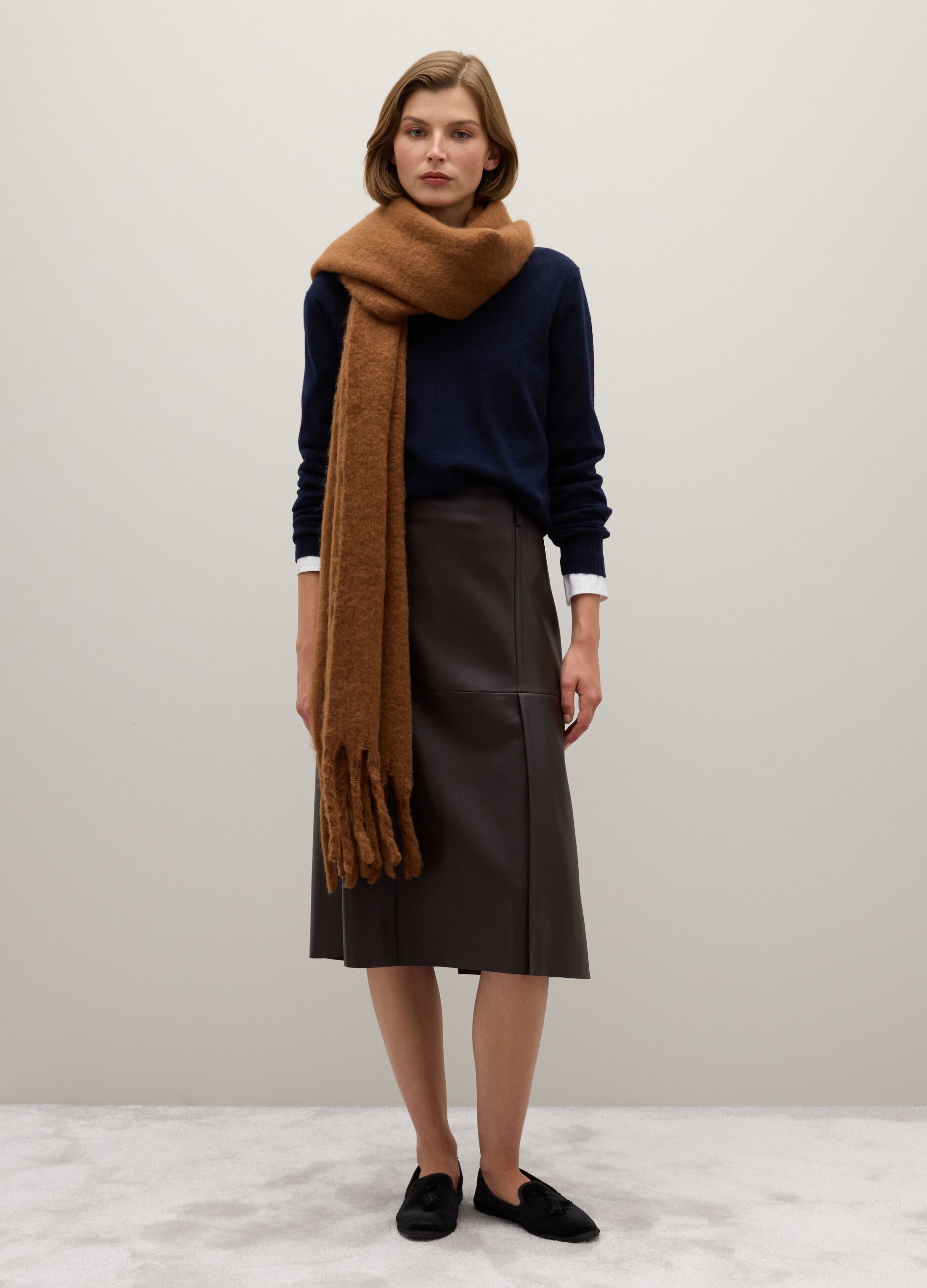 Brown scarf