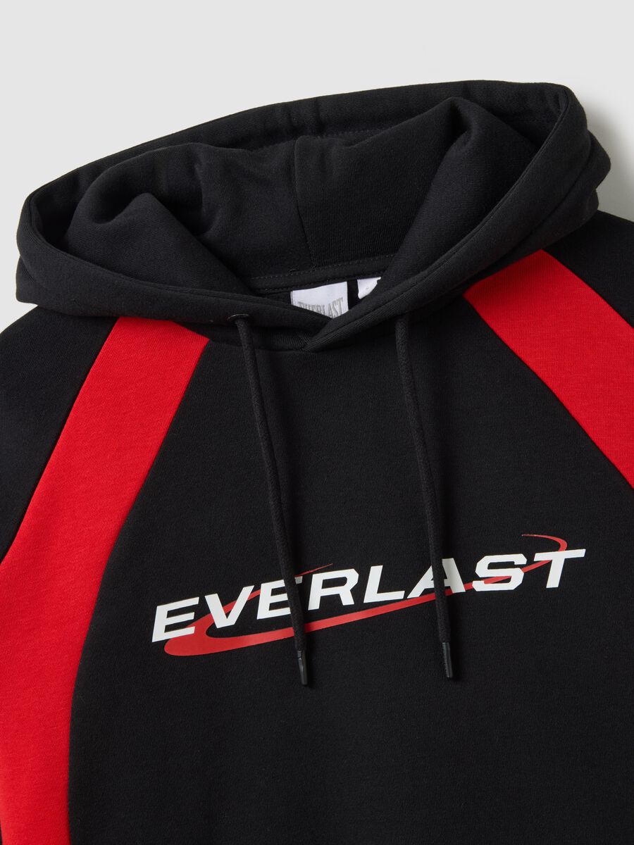Felpa in misto cotone multicolor con cappuccio Everlast_5