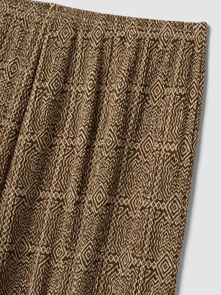 Brown maternity trousers relaxed fit_5