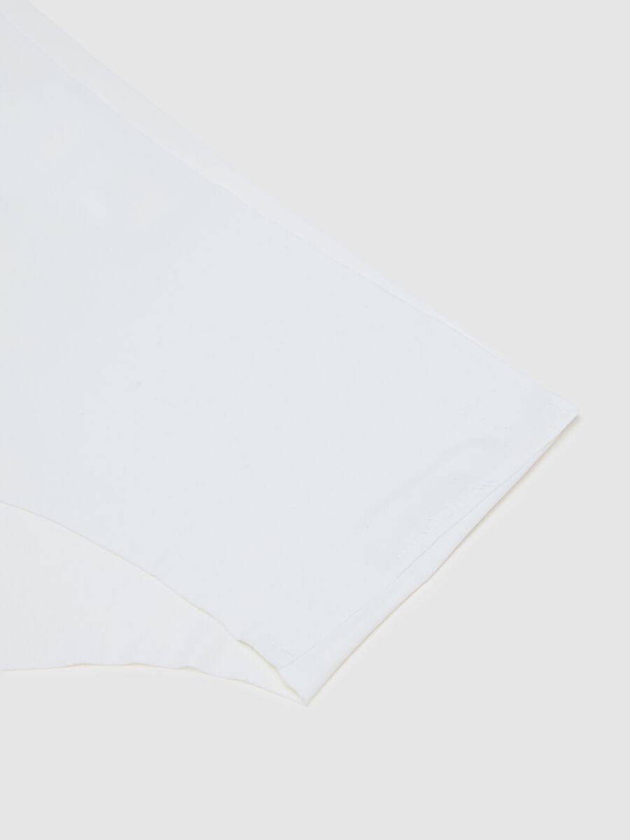 White stretch fabric briefs regular fit_5