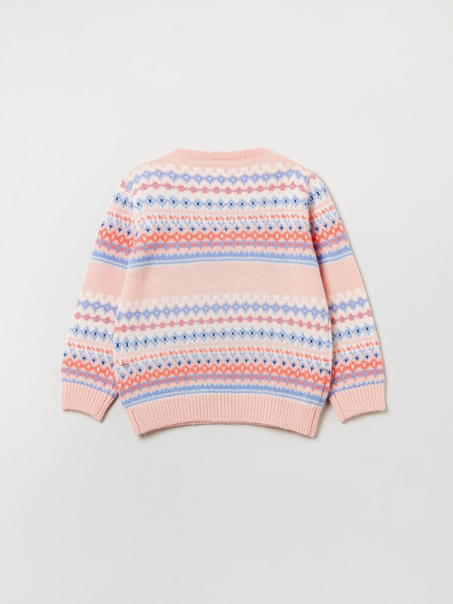 Pullover con disegno geometrico_1