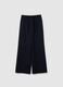 Blue Check Wide Leg Trousers_4