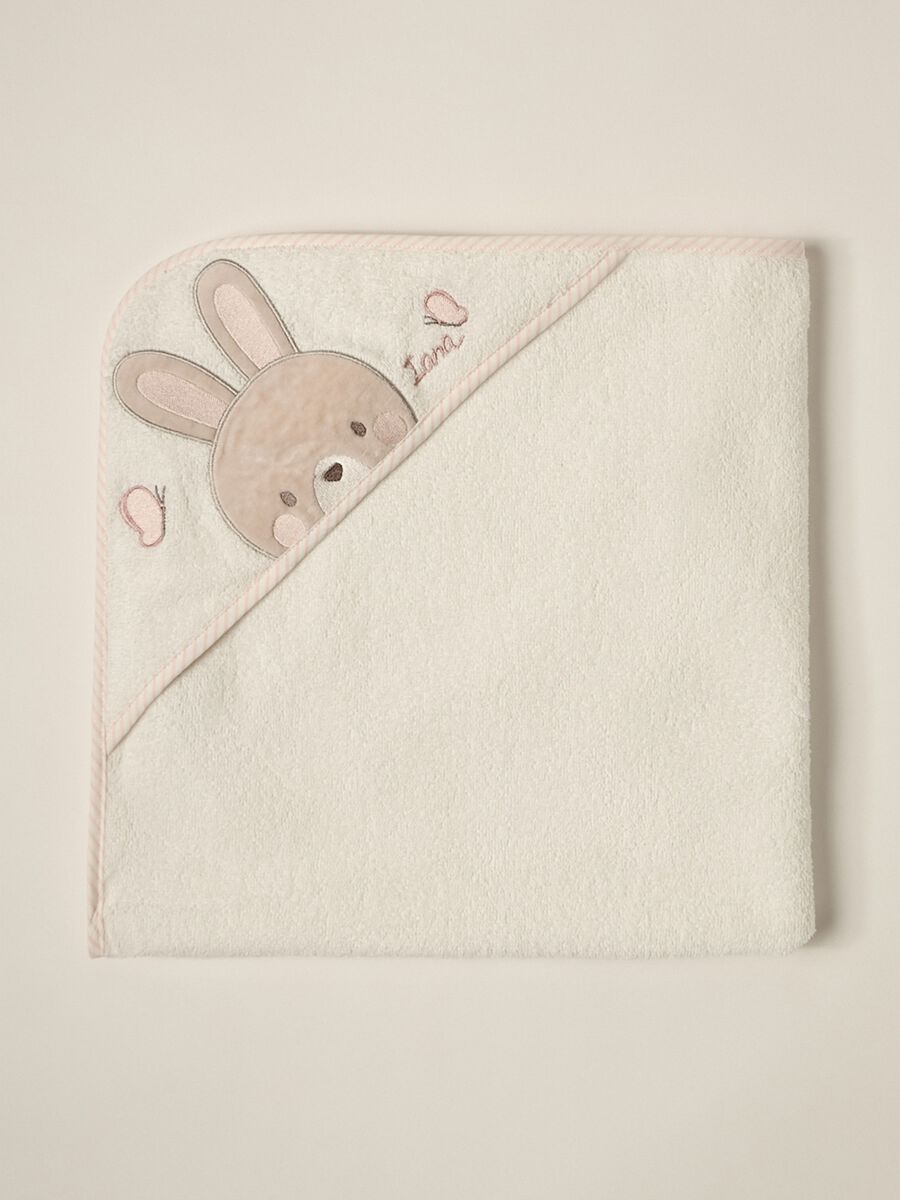 IANA newborn girl towel with corner_0
