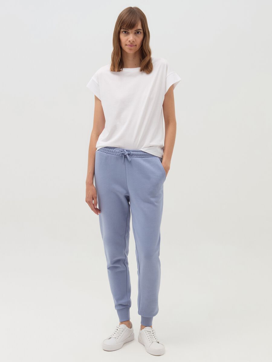 Essential joggers in fleece with drawstring_0