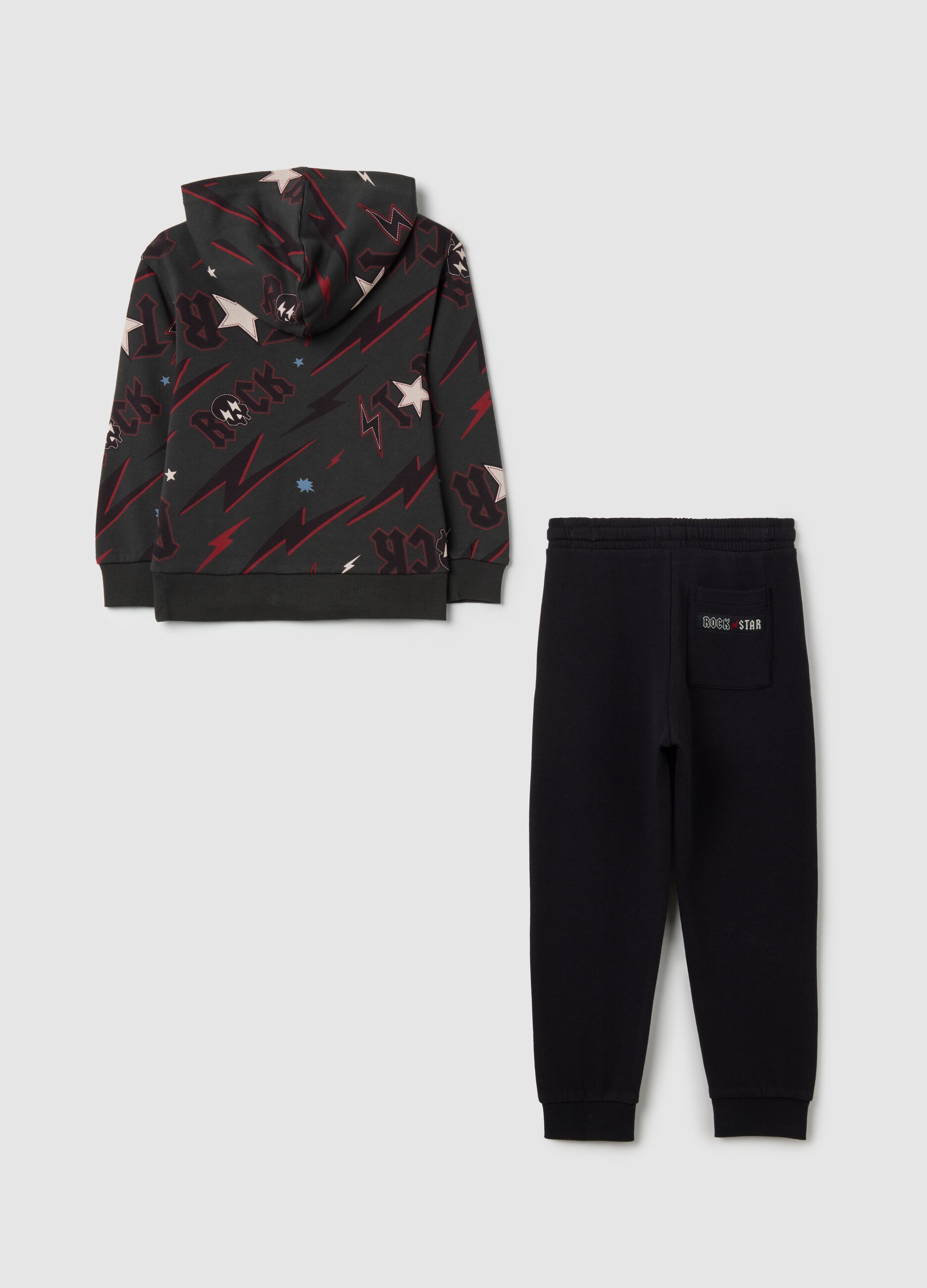 Completo da bambino in puro cotone multicolor regular fit