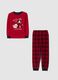 Children's red fleece Christmas pyjamas regular fit_0