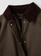 Brown cotton blend jacket with buttons and zip_5