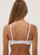 Grey organic cotton and stretch viscose triangle bra_3