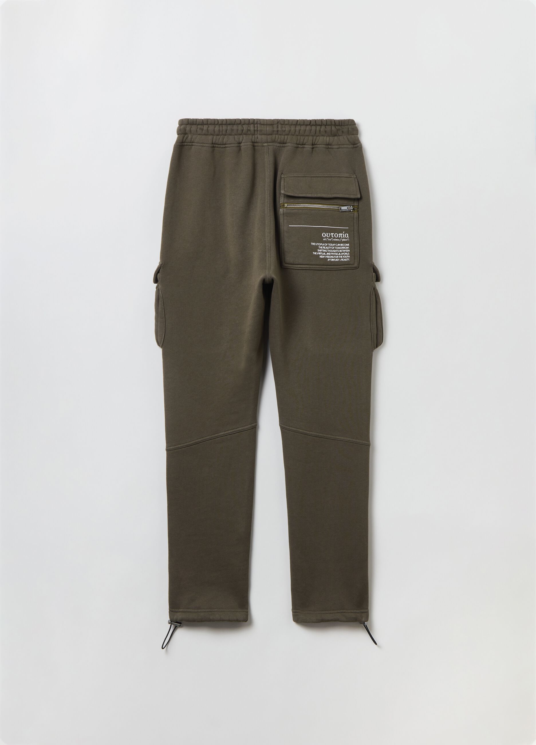 Cargo Sweatpants Military Green_6