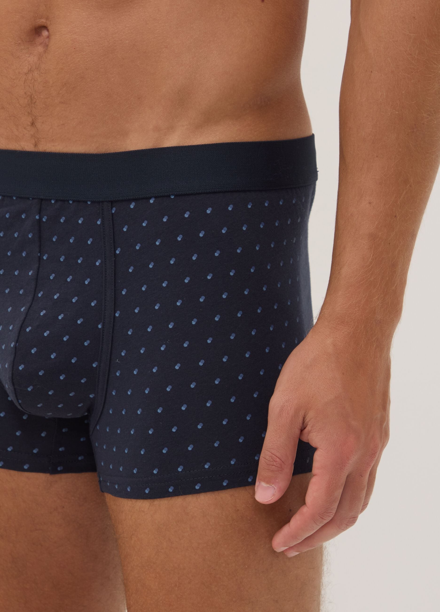 Multicolour 3-pack of stretch organic cotton boxers