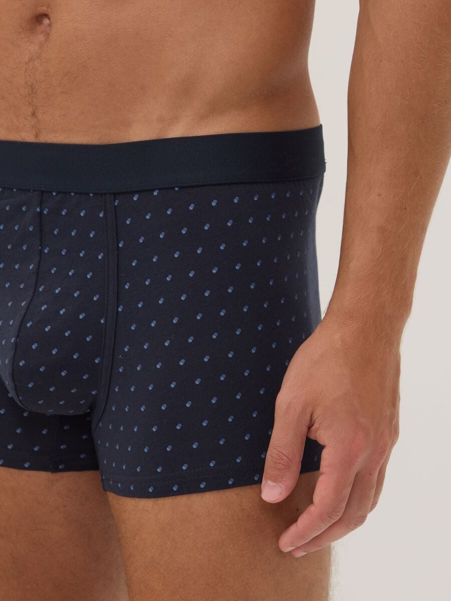 Multicolour 3-pack of stretch organic cotton boxers_3