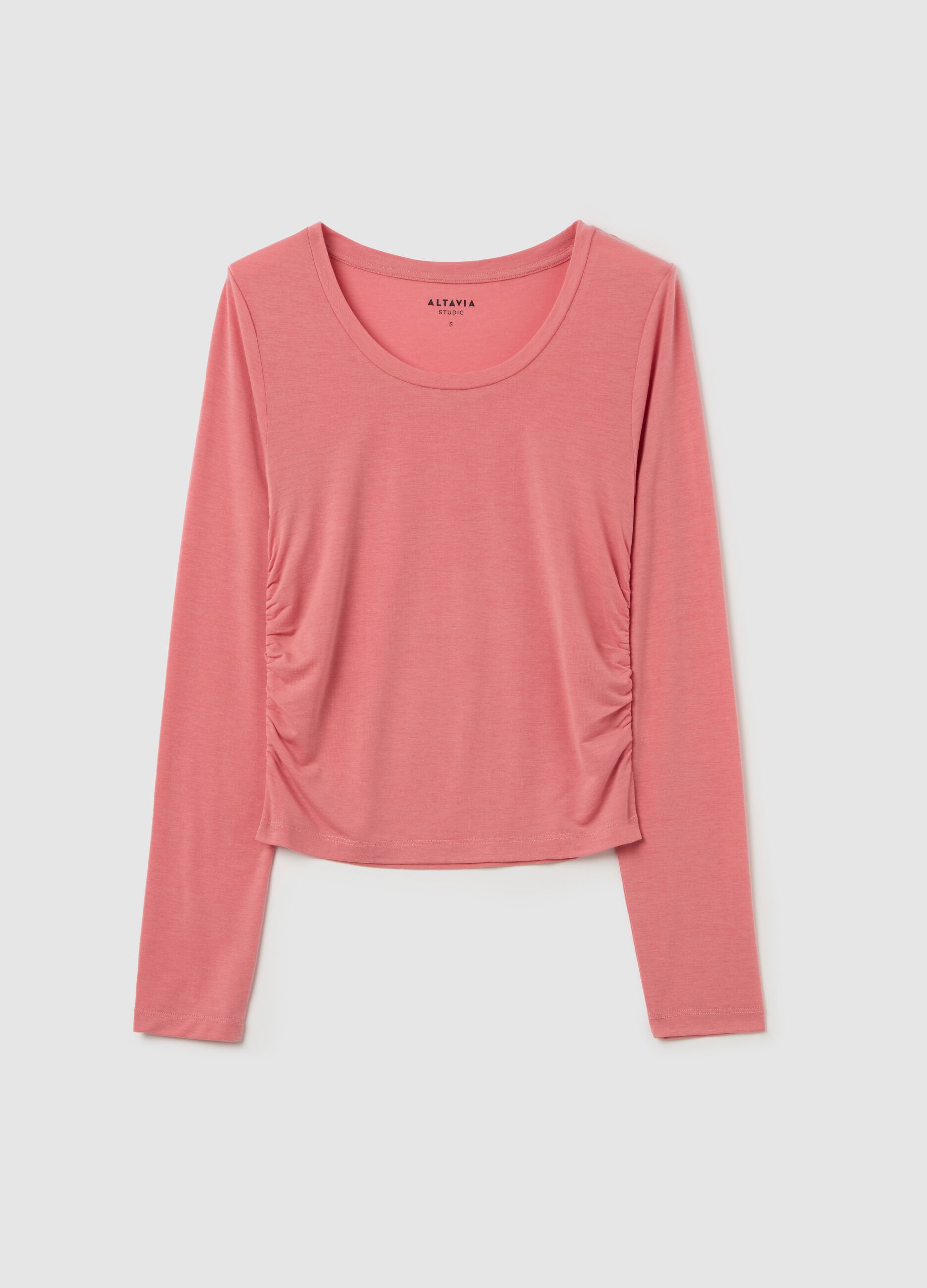ALTAVIA STUDIO long-sleeved T-shirt in technical fabric
