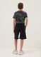Boys' black 100% cotton comfort-fit shorts_1