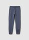 Boys' blue jogger trousers in pure cotton with regular fit_3