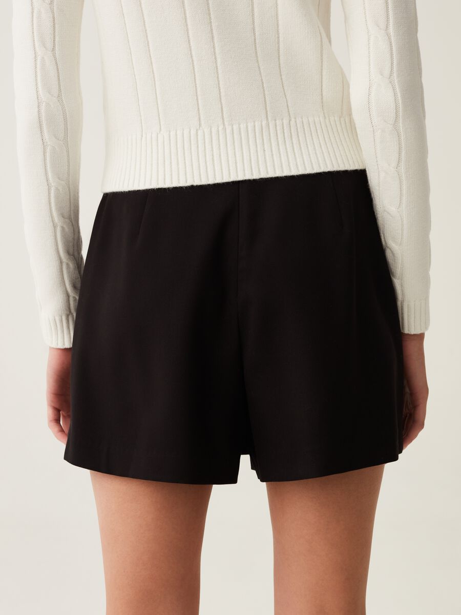 Skort stretch tinta unita_2