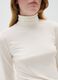 White Regular Fit Turtleneck Sweater_3