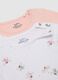 Multicolour pure cotton baby girl's double pack bodysuits_2