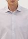 Camicia grigia in misto cotone a righe sottili easy iron regular fit_1