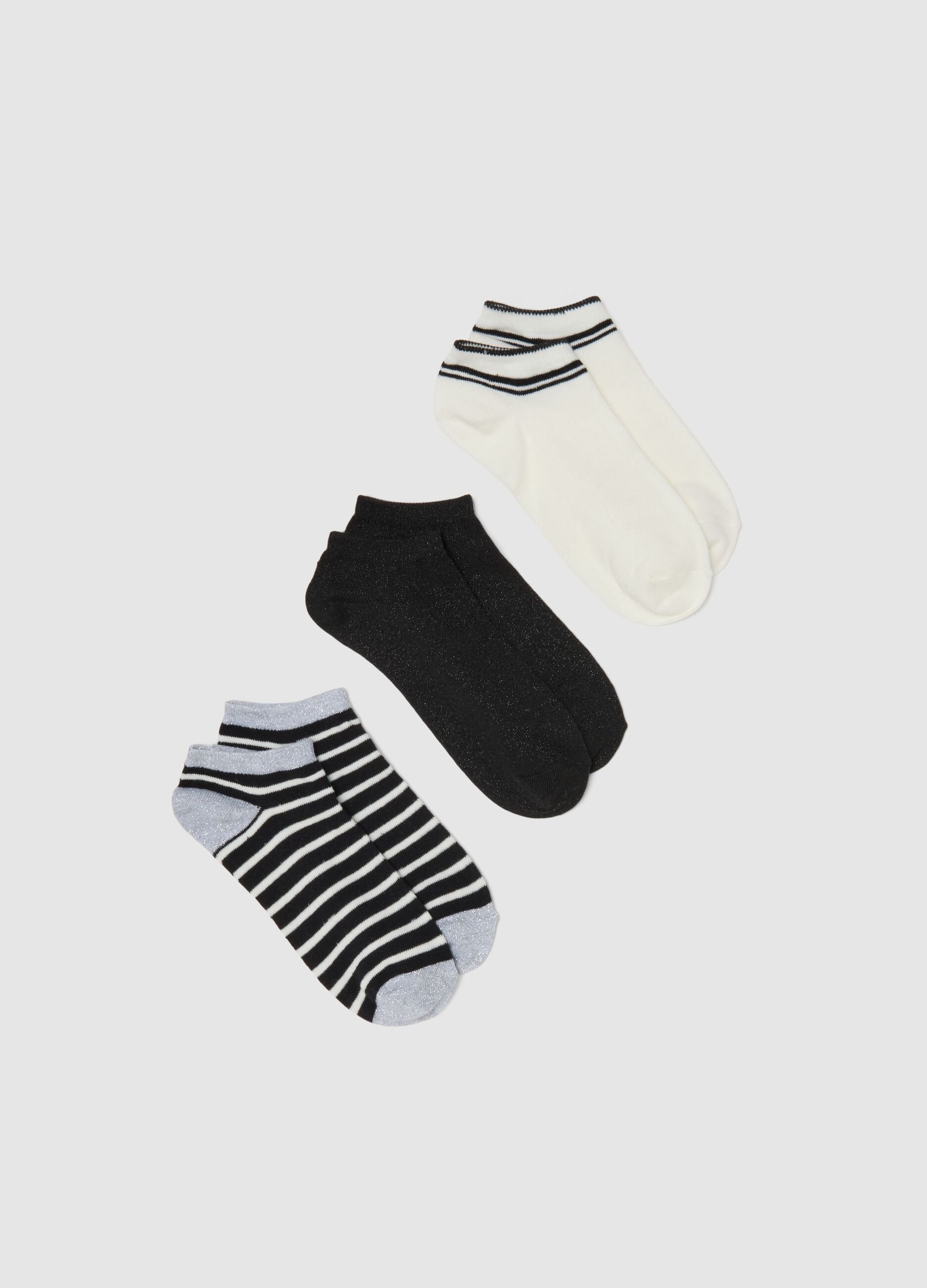 Organic Cotton Blend Multicolour Socks Tripack