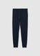 Blue Regular Fit Leggings_4