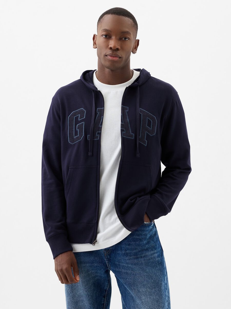 Hoodie with embroidered logo_0
