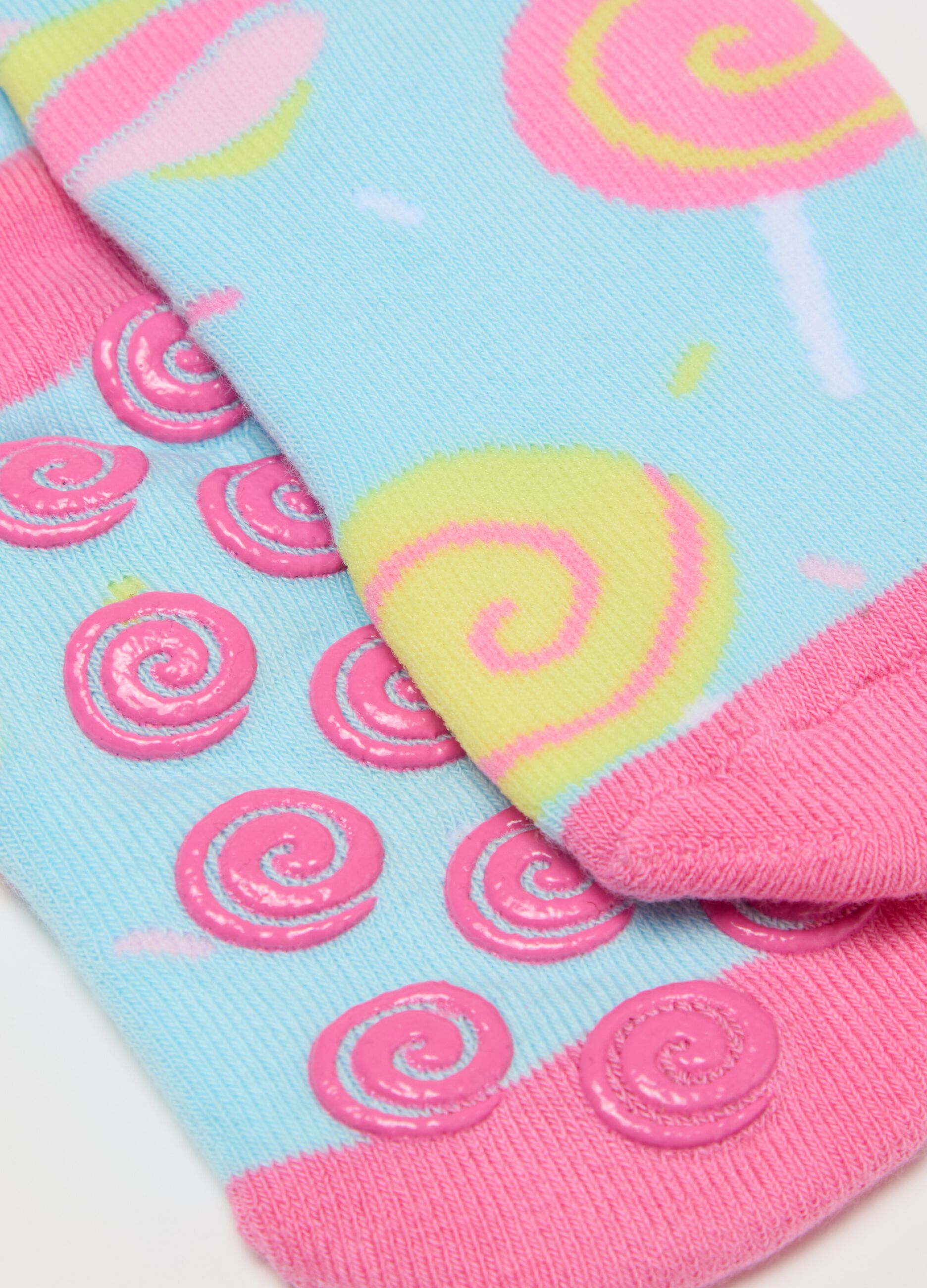Calze antiscivolo con disegno lollipop