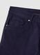 Slim Fit Elasticated Cotton Blue Trousers_5