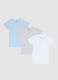 Multicolour Baby T-Shirt Tripack in Pure Cotton_0