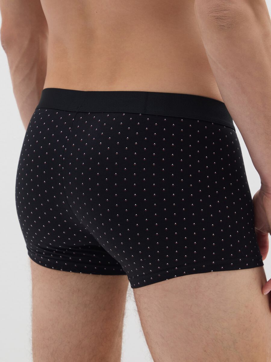 Tripack boxer in cotone elasticizzato multicolor regular fit_2