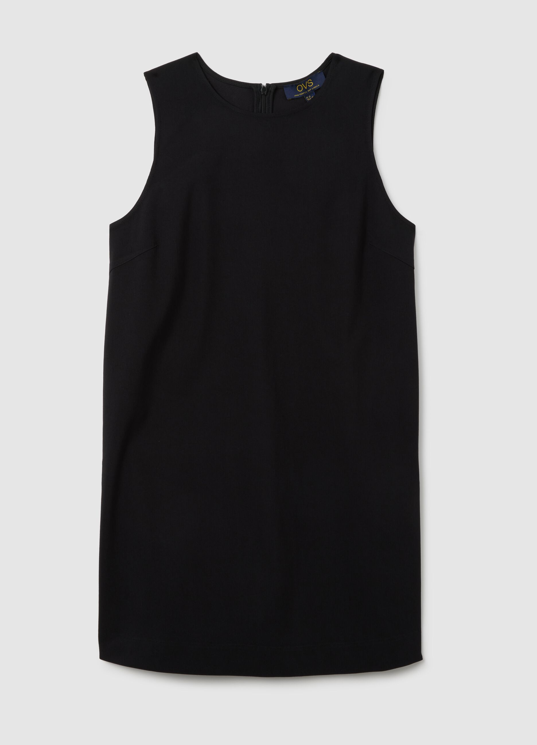 Black viscose blend women's dress