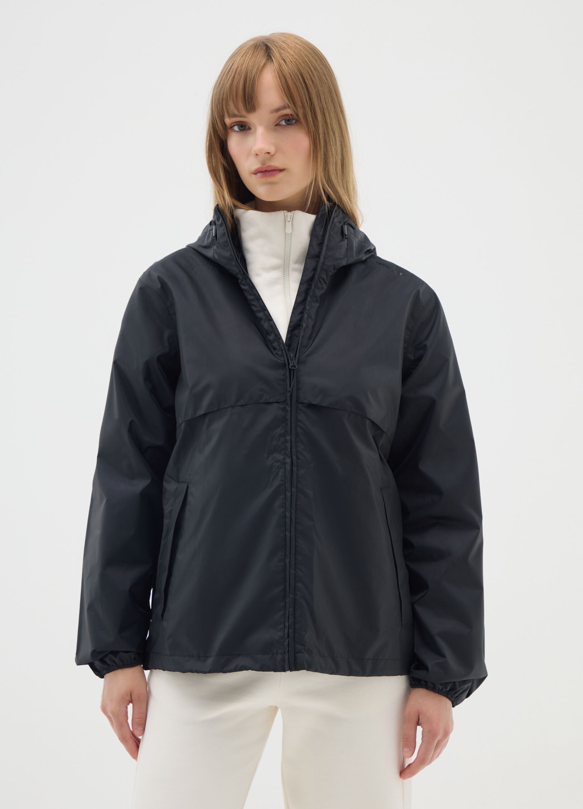Women's Black Waterproof Jacket
