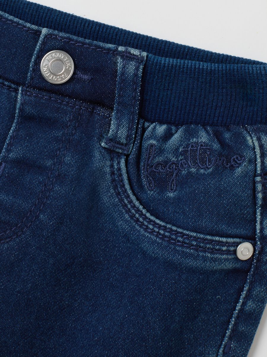 Baby boys' regular fit denim jogger trousers_2