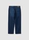 Relaxed fit pure cotton denim jeans_6