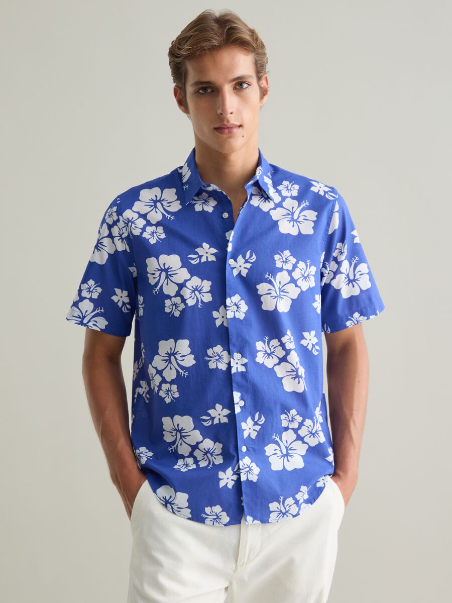 Men's Multicolour Pure Cotton Regular Fit Shirt_0