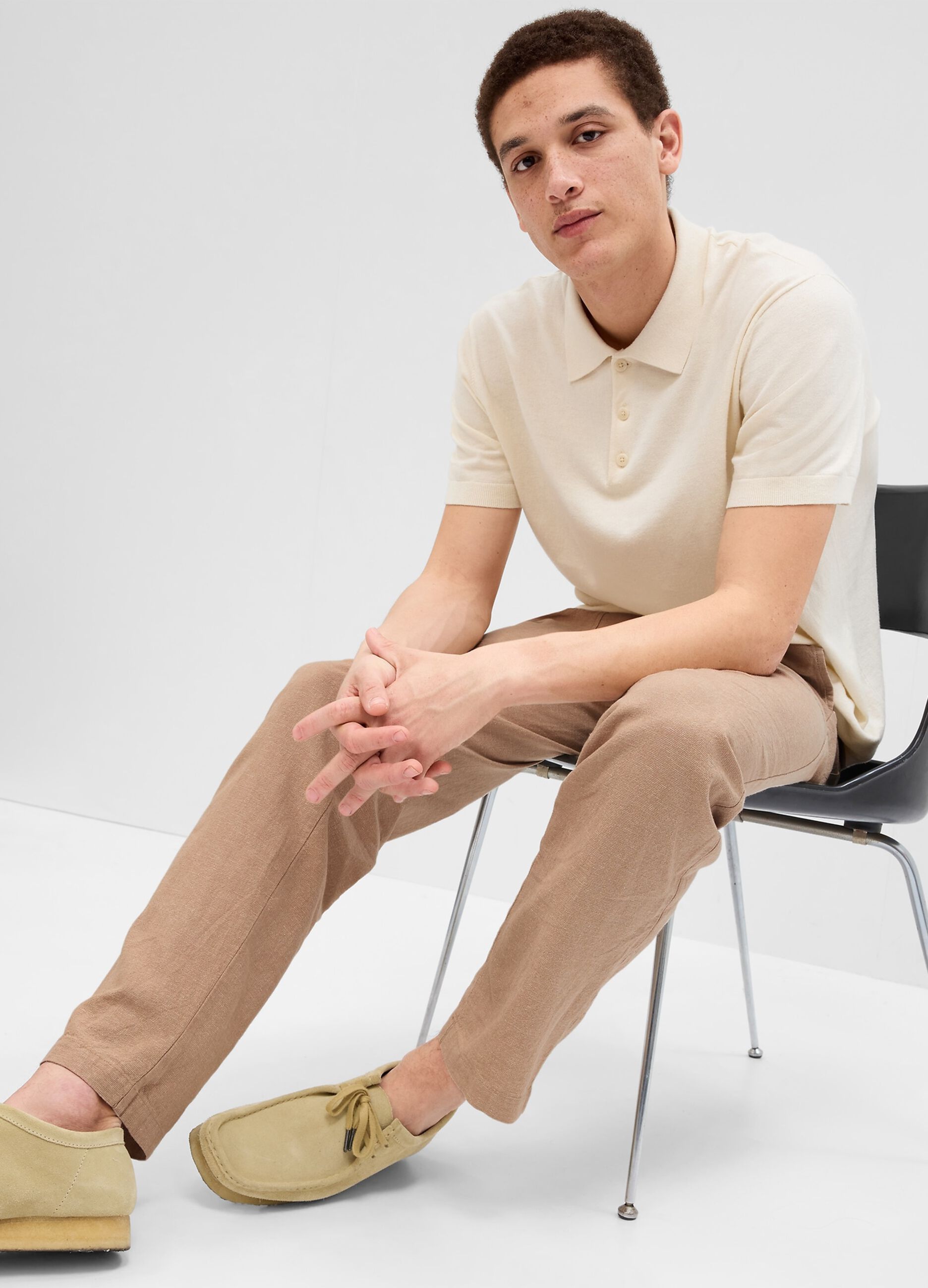 Pantaloni utility in cotone