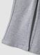 Girls&rsquo; grey flared leggings in organic cotton and stretch viscose_3