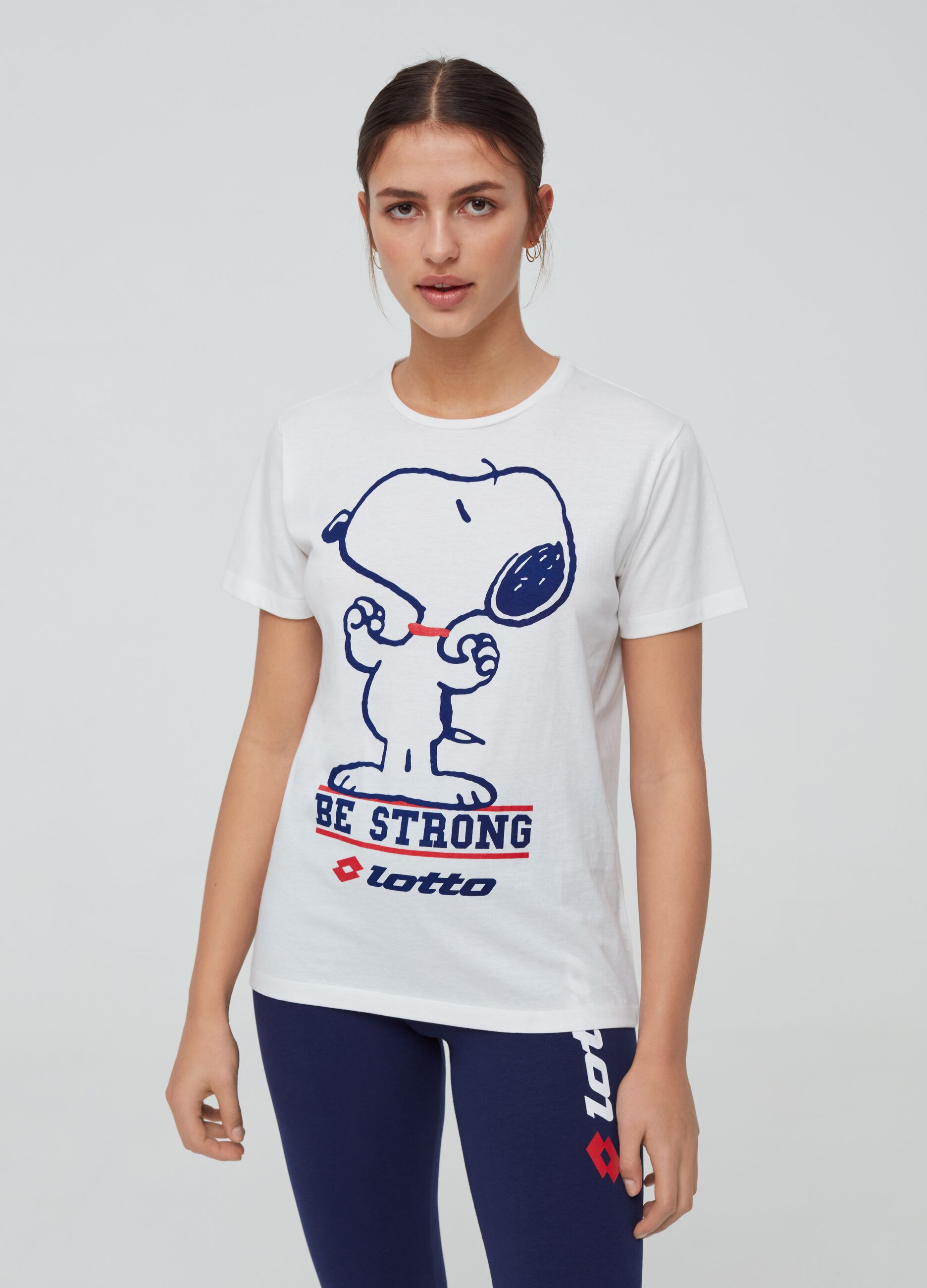T-shirt con stampa Lotto Peanuts Snoopy