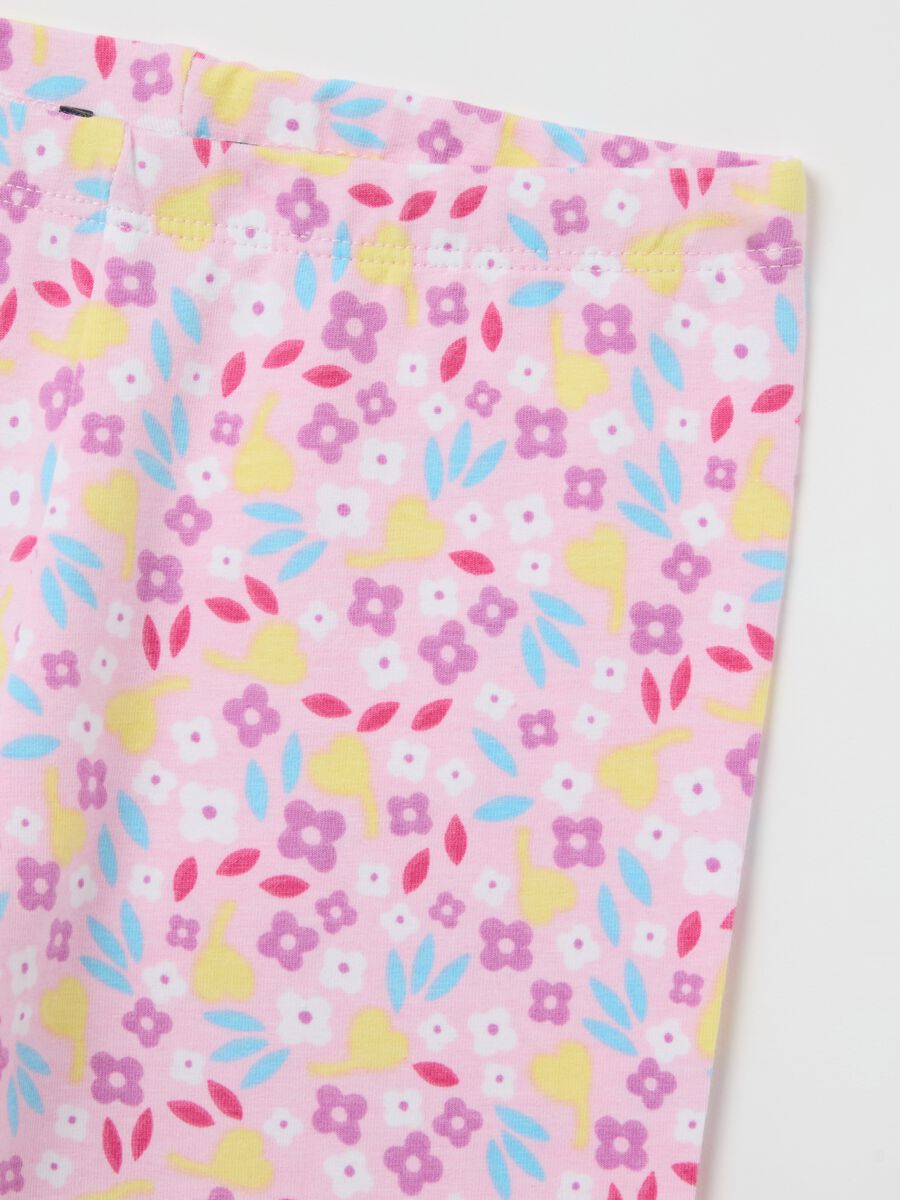Cotton jogging set with flounce and print_3