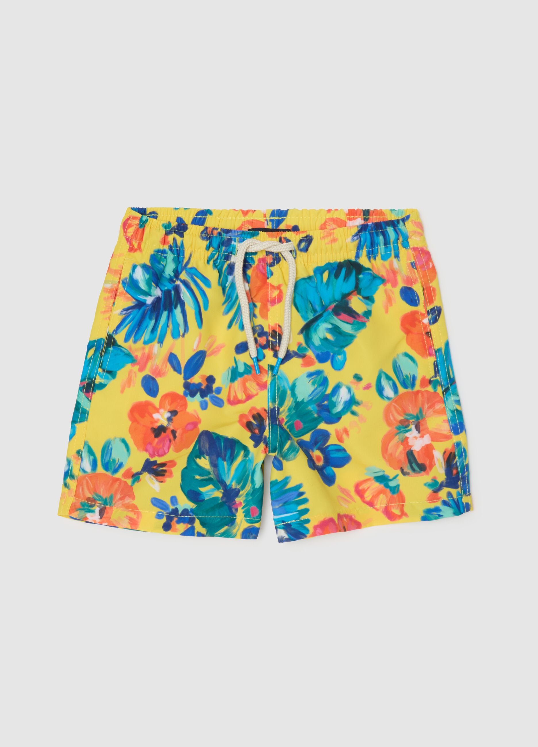 Costume da bagno da bambino in tessuto multicolor regular fit