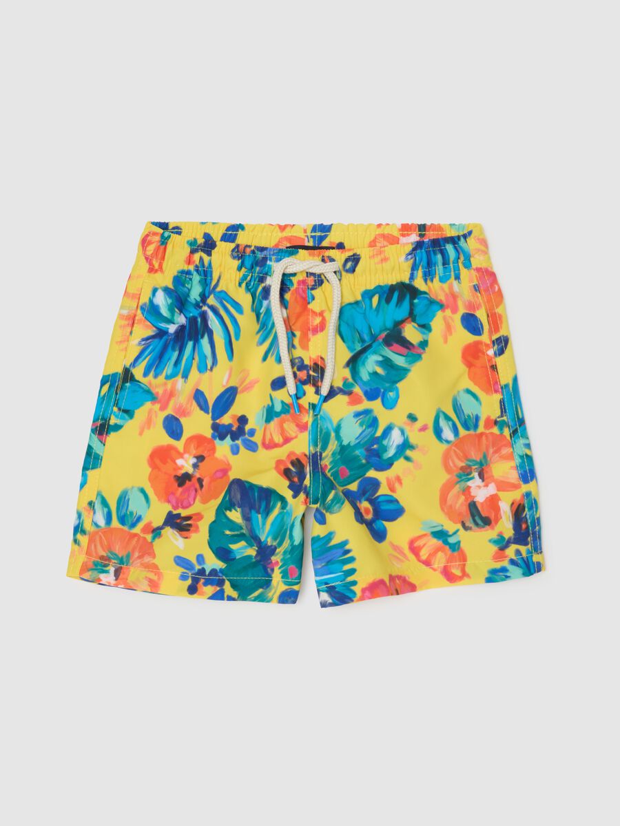 Children's multicolour regular fit swimsuit_0