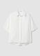White viscose-blend shirt_0