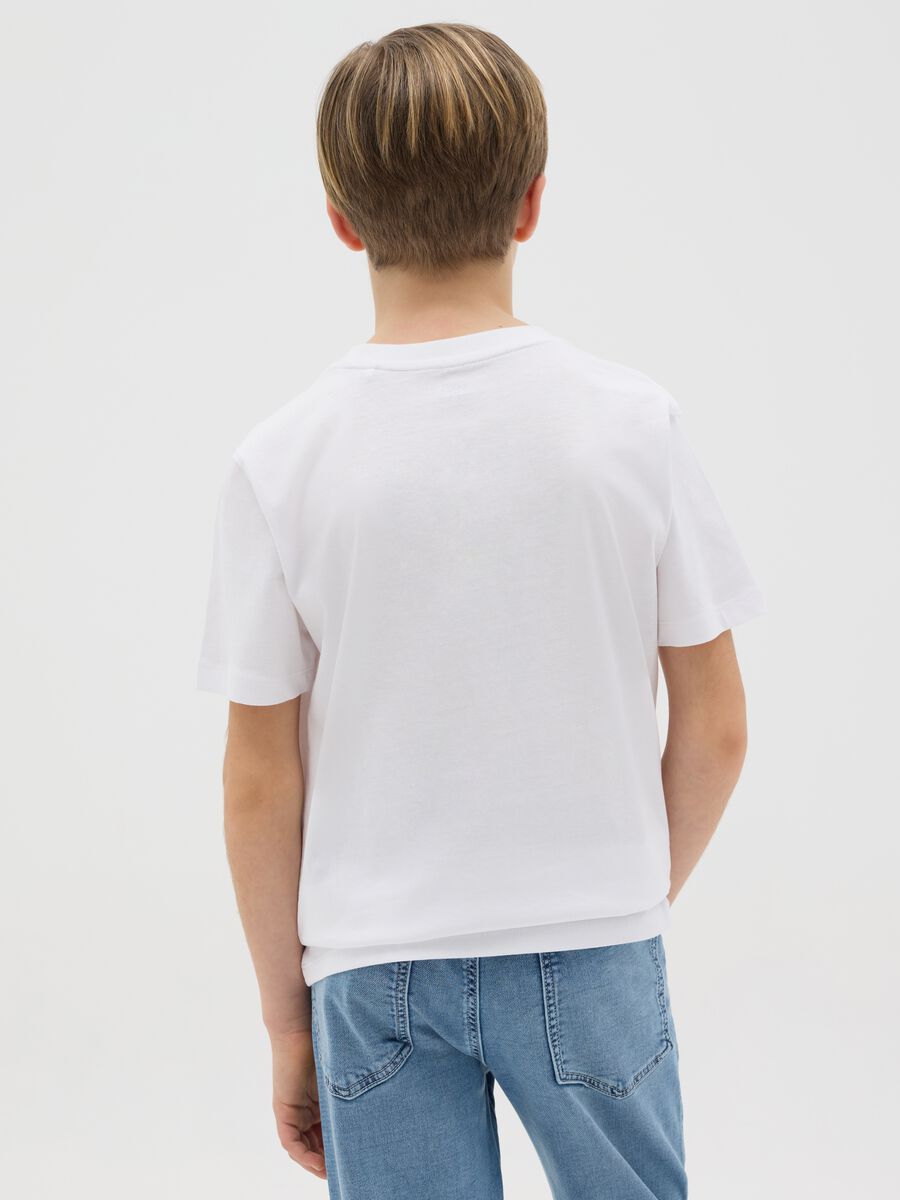 Cotton T-shirt with "TAKE THE RISK" print_2
