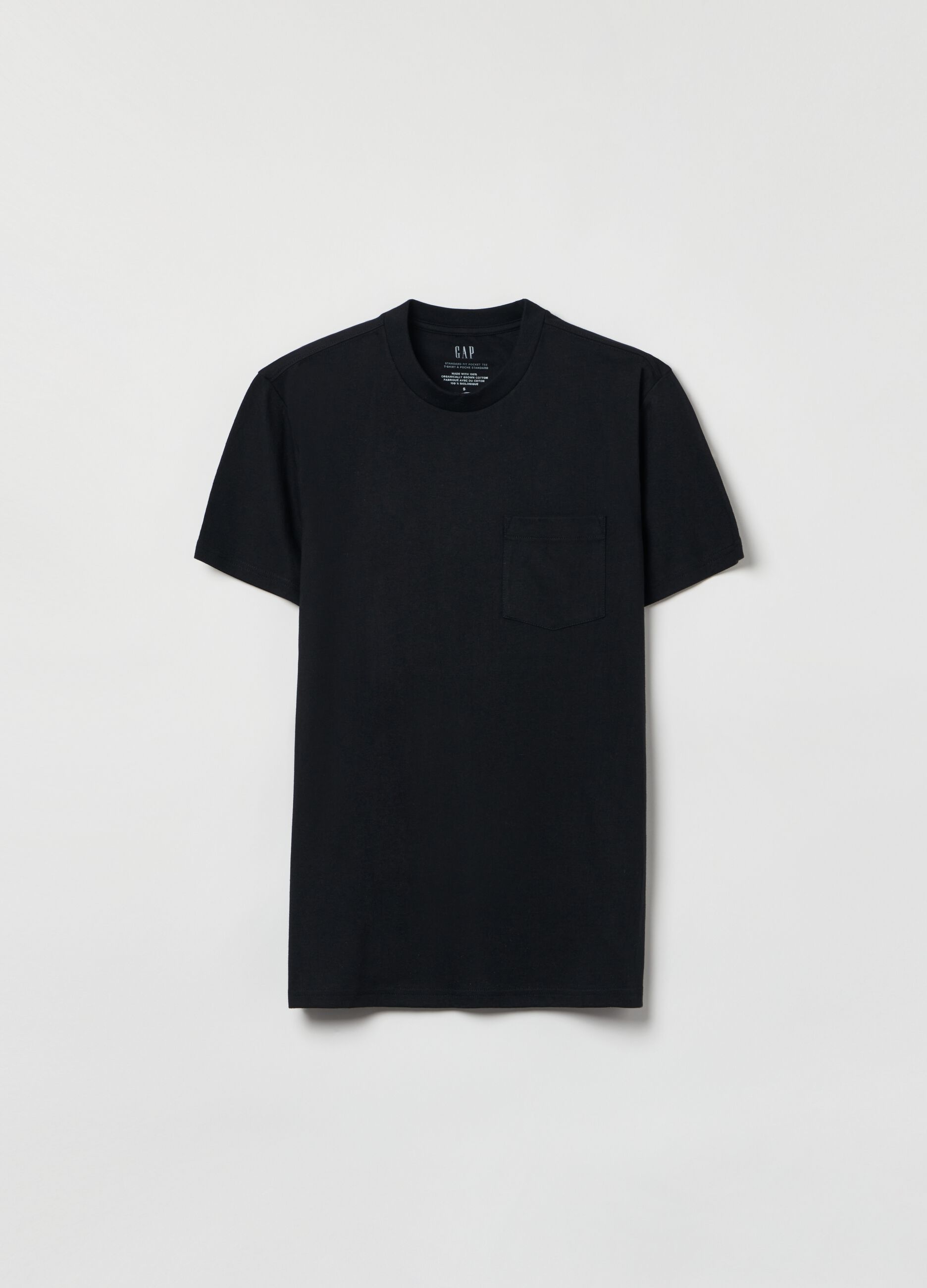 Cotton T-shirt with pocket